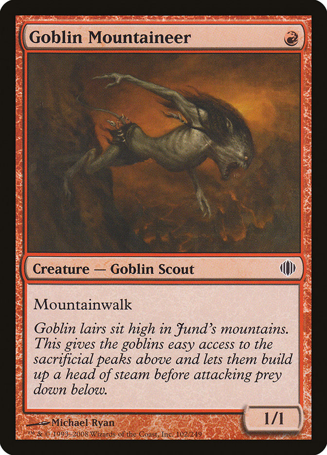 Magic | Goblin Mountaineer [Shards of Alara] | The Nerd Merchant