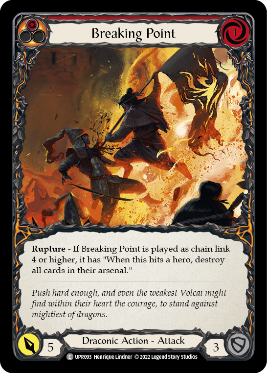 Flesh and Blood TCG | Breaking Point [UPR093] (Uprising)  Rainbow Foil | The Nerd Merchant