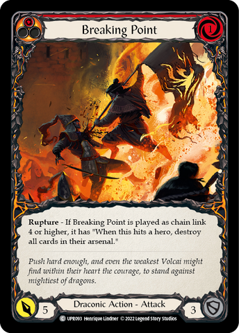 Flesh and Blood TCG | Breaking Point [UPR093] (Uprising)  Rainbow Foil | The Nerd Merchant