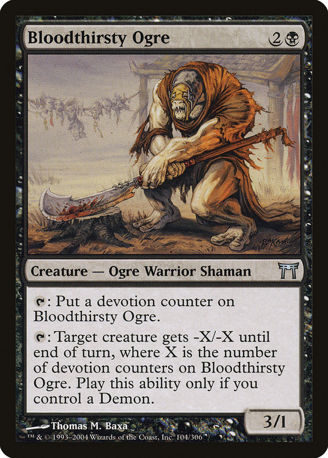 Magic | Bloodthirsty Ogre [Champions of Kamigawa] | The Nerd Merchant