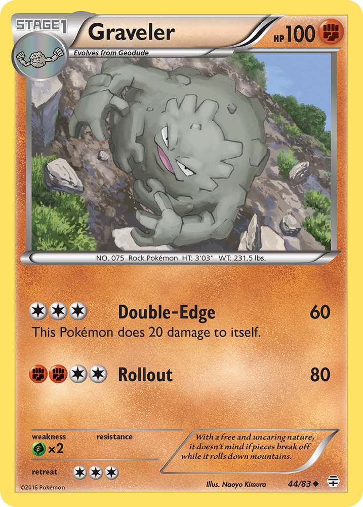Pokemon | Graveler (44/83) [XY: Generations] | The Nerd Merchant
