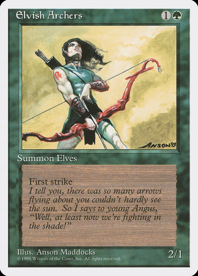 Magic | Elvish Archers [Fourth Edition] | The Nerd Merchant