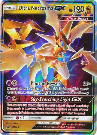 Pokemon | Ultra Necrozma GX (SM126) (Jumbo Card) [Sun & Moon: Black Star Promos] | The Nerd Merchant
