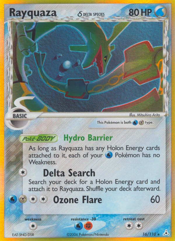 Pokemon | Rayquaza (16/110) (Delta Species) [EX: Holon Phantoms] | The Nerd Merchant