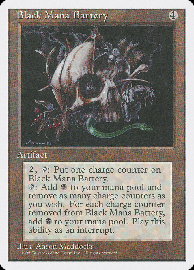 Magic | Black Mana Battery [Fourth Edition] | The Nerd Merchant