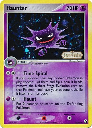 Pokemon | Haunter (35/92) (Stamped) [EX: Legend Maker] | The Nerd Merchant