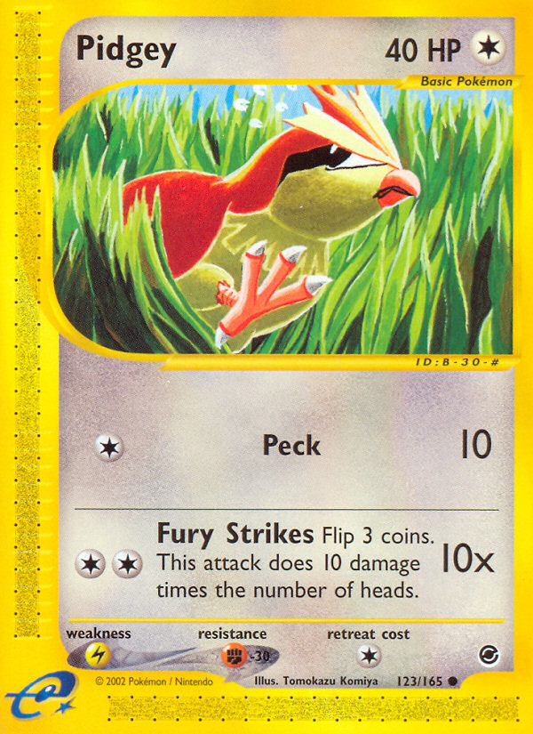 Pokemon | Pidgey (123/165) [Expedition: Base Set] | The Nerd Merchant