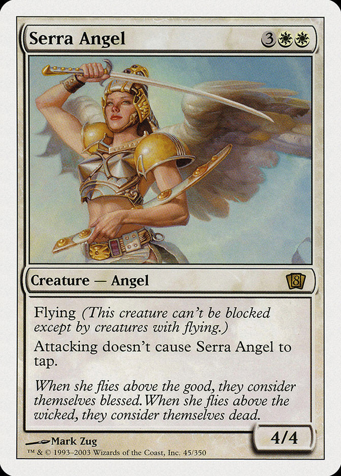 Magic | Serra Angel [Eighth Edition] | The Nerd Merchant