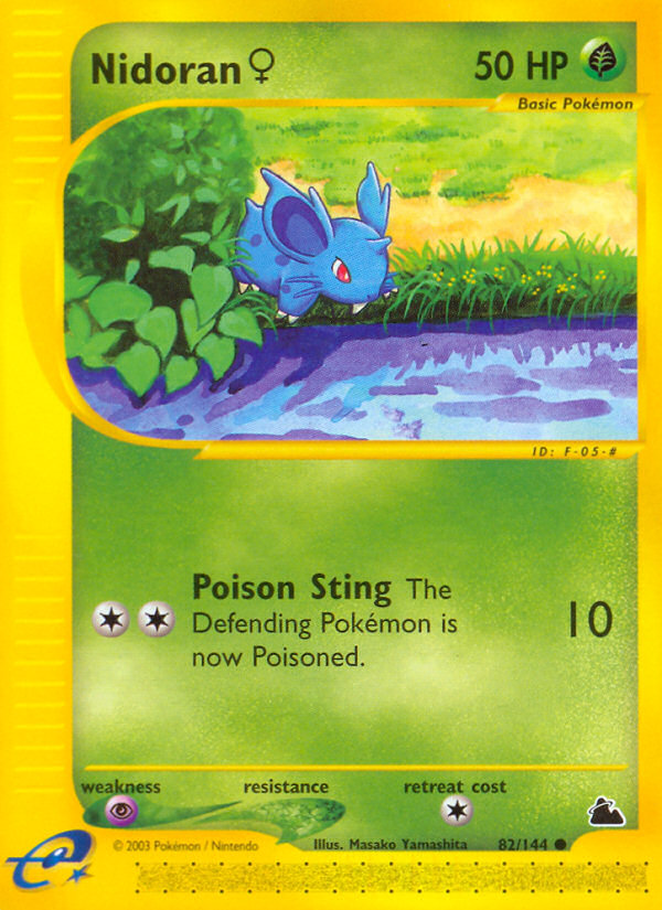 Pokemon | Nidoran (82/144) (Female) [Skyridge] | The Nerd Merchant