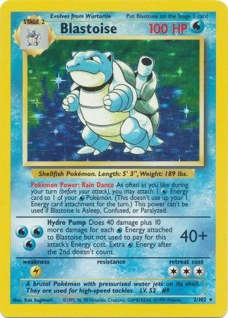 Pokemon | Blastoise (2/102) [Base Set Unlimited] | The Nerd Merchant