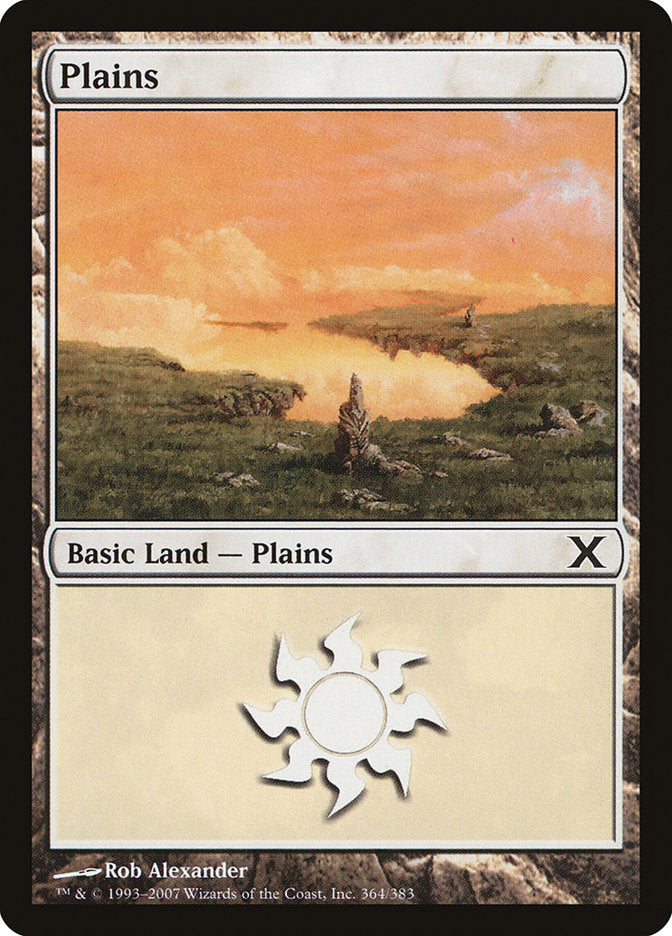 Magic | Plains (364) [Tenth Edition] | The Nerd Merchant