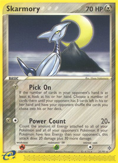 Pokemon | Skarmory (21/97) [EX: Dragon] | The Nerd Merchant