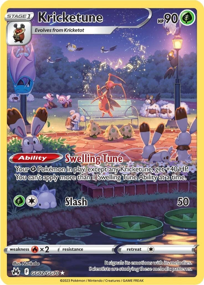 Pokemon | Kricketune (GG02/GG70) [Sword & Shield: Crown Zenith] | The Nerd Merchant