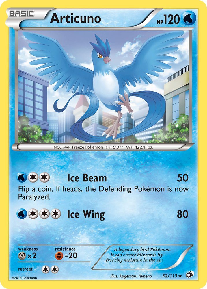 Pokemon | Articuno (32/113) [Black & White: Legendary Treasures] | The Nerd Merchant