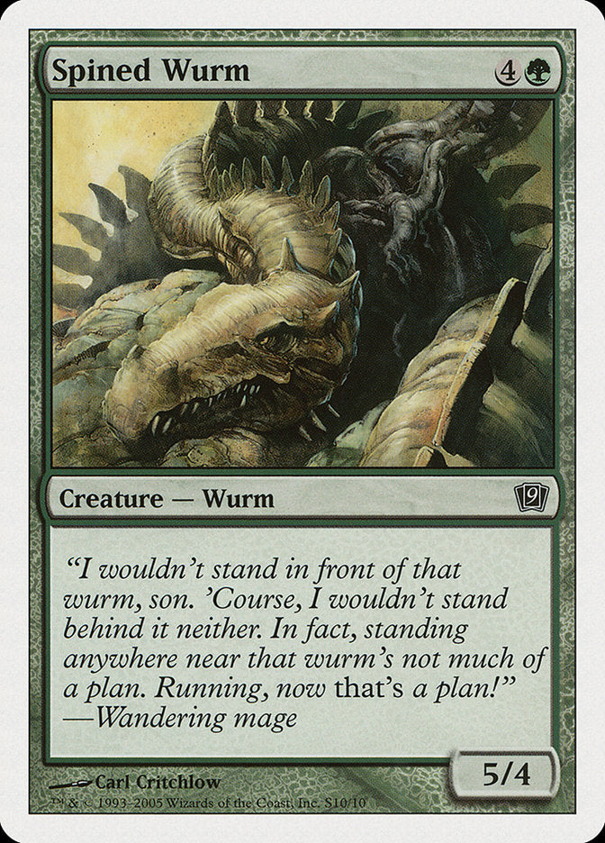 Magic | Spined Wurm [Ninth Edition] | The Nerd Merchant