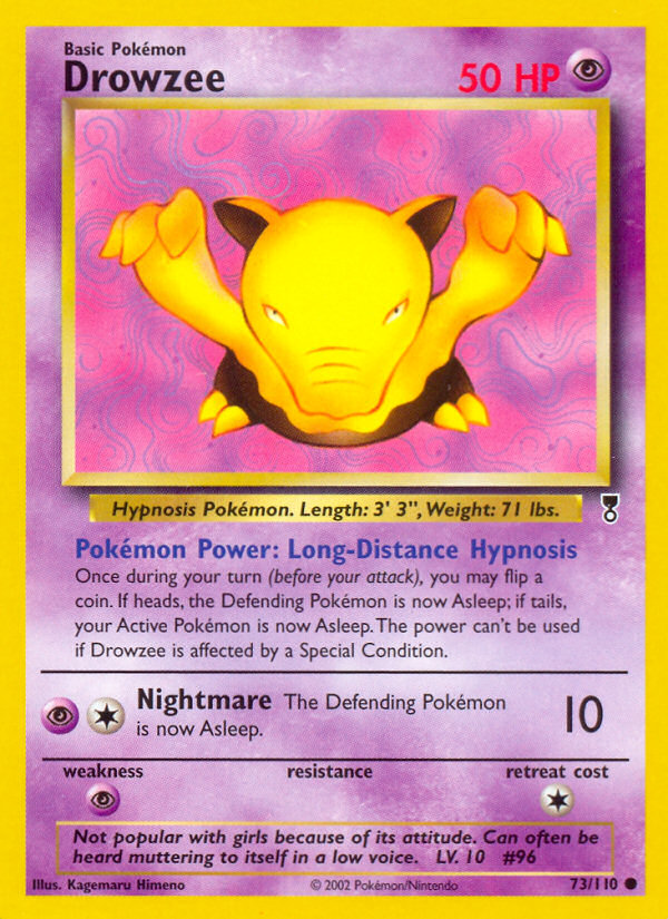 Pokemon | Drowzee (73/110) [Legendary Collection] | The Nerd Merchant