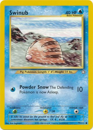 Pokemon | Swinub (79/111) [Neo Genesis Unlimited] | The Nerd Merchant