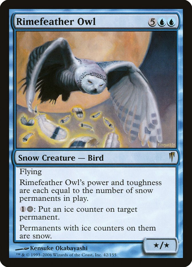 Magic | Rimefeather Owl [Coldsnap] | The Nerd Merchant