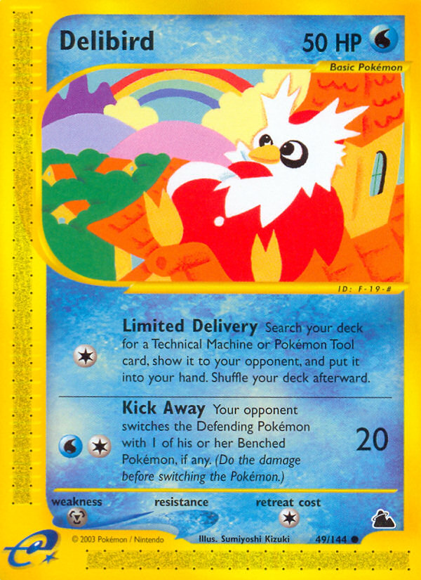 Pokemon | Delibird (49/144) [Skyridge] | The Nerd Merchant