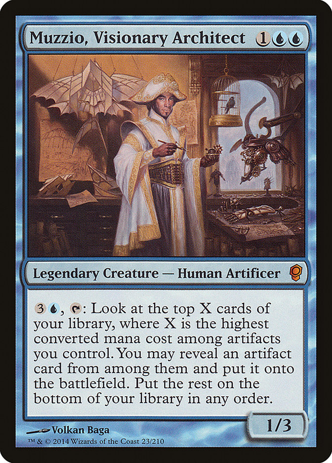Magic | Muzzio, Visionary Architect [Conspiracy] | The Nerd Merchant