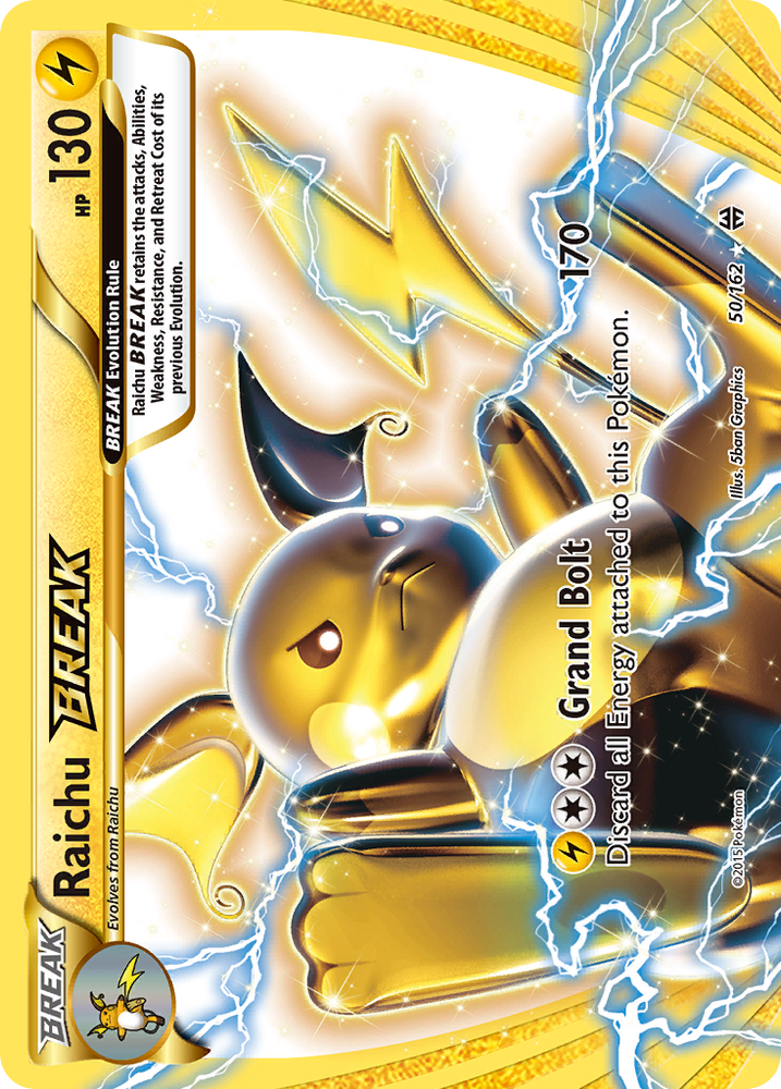 Pokemon | Raichu BREAK (50/162) [XY: BREAKthrough] | The Nerd Merchant