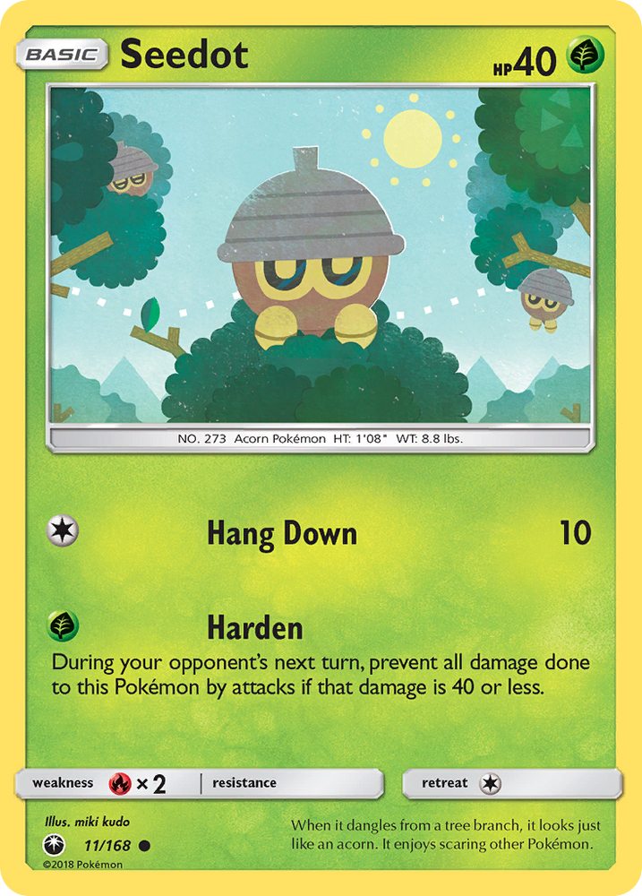 Pokemon | Seedot (11/168) [Sun & Moon: Celestial Storm] | The Nerd Merchant