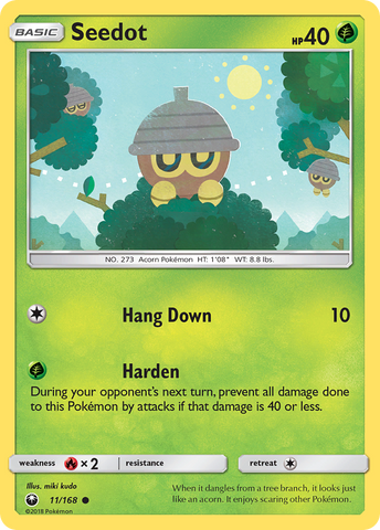 Pokemon | Seedot (11/168) [Sun & Moon: Celestial Storm] | The Nerd Merchant