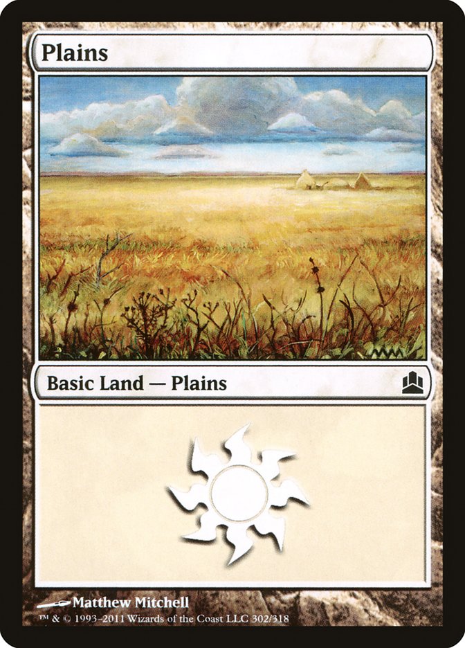 Magic | Plains (302) [Commander 2011] | The Nerd Merchant