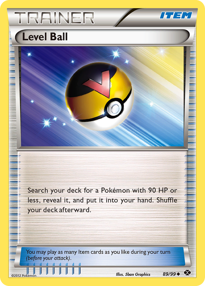 Pokemon | Level Ball (89/99) [Black & White: Next Destinies] | The Nerd Merchant