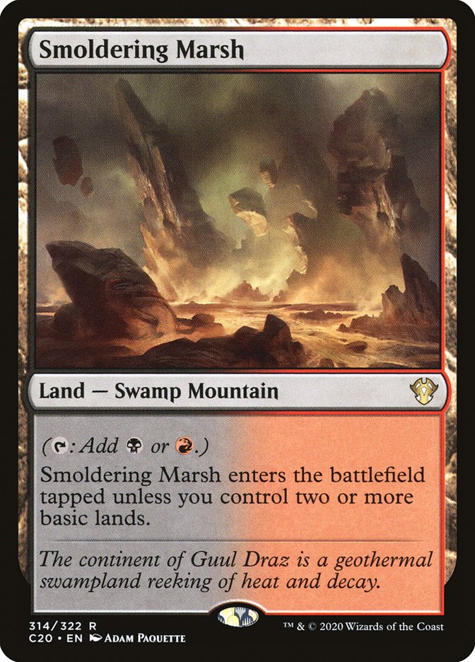 Magic | Smoldering Marsh [Commander 2020] | The Nerd Merchant