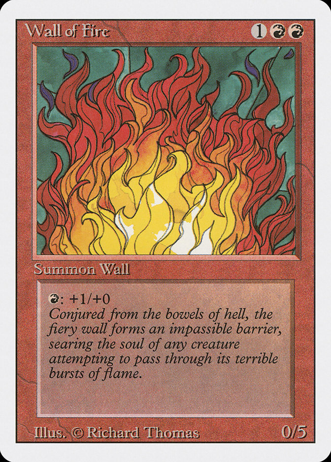 Magic | Wall of Fire [Revised Edition] | The Nerd Merchant