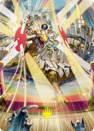 Magic | Spirit-Sister's Call Art Card (Gold-Stamped Signature) [Kamigawa: Neon Dynasty Art Series] | The Nerd Merchant