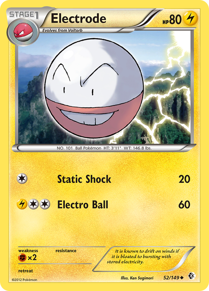 Pokemon | Electrode (52/149) [Black & White: Boundaries Crossed] | The Nerd Merchant