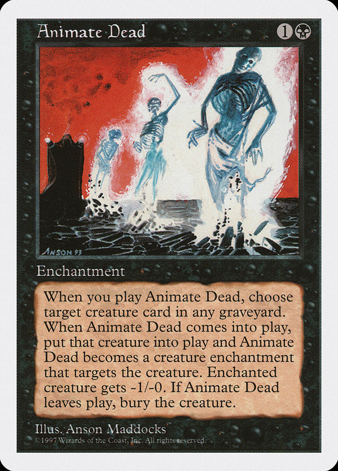 Magic | Animate Dead [Fifth Edition] | The Nerd Merchant