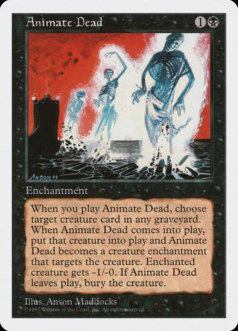 Magic | Animate Dead [Fifth Edition] | The Nerd Merchant
