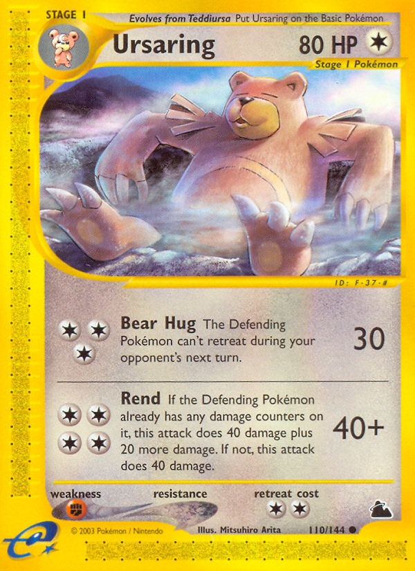 Pokemon | Ursaring (110/144) [Skyridge] | The Nerd Merchant