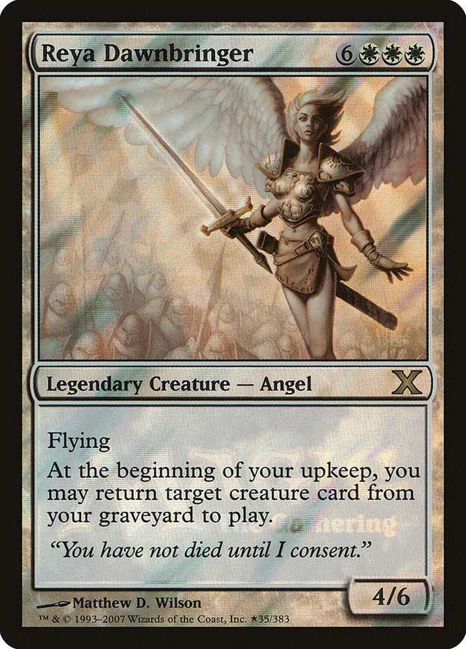Magic | Reya Dawnbringer [Tenth Edition Prerelease Promos] | The Nerd Merchant