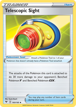 Pokemon | Telescopic Sight (160/185) [Sword & Shield: Vivid Voltage] | The Nerd Merchant
