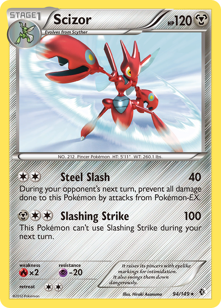 Pokemon | Scizor (94/149) [Black & White: Boundaries Crossed] | The Nerd Merchant