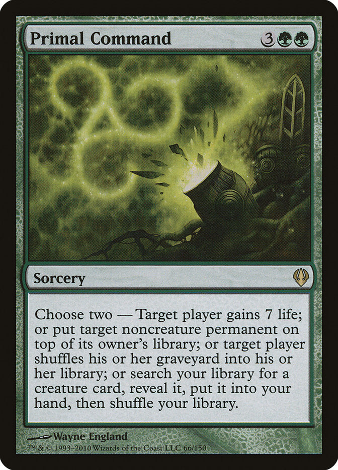 Magic | Primal Command [Archenemy] | The Nerd Merchant