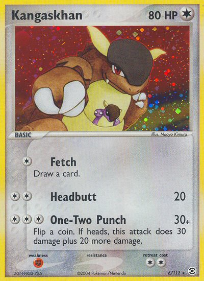 Pokemon | Kangaskhan (6/112) [EX: FireRed & LeafGreen] | The Nerd Merchant