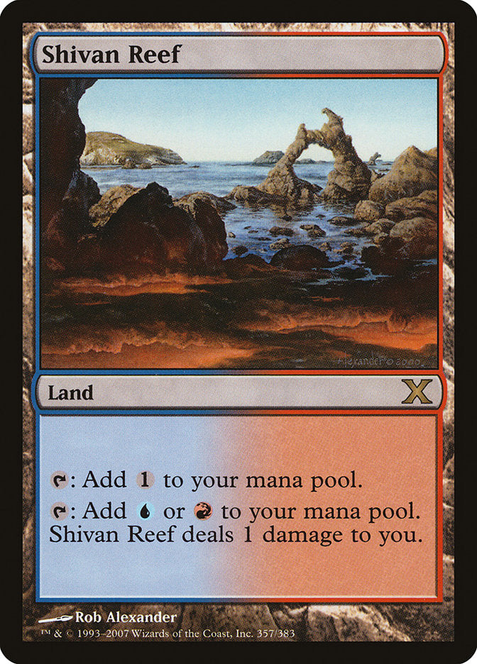 Magic | Shivan Reef [Tenth Edition] | The Nerd Merchant