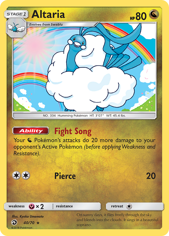Pokemon | Altaria (40/70) [Sun & Moon: Dragon Majesty] | The Nerd Merchant