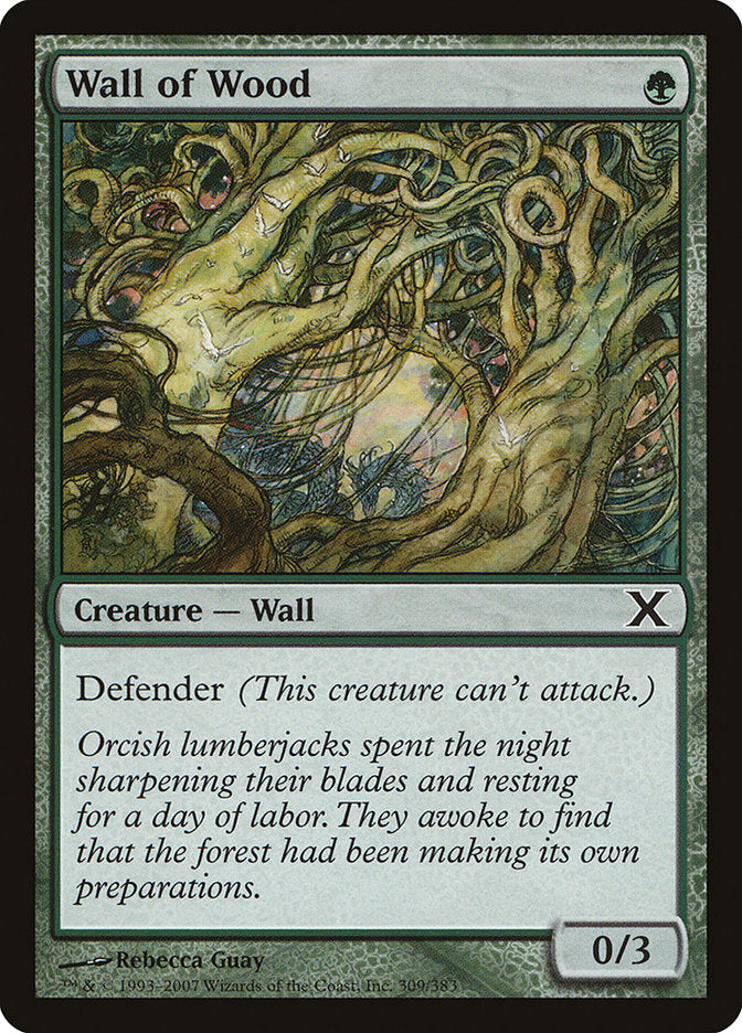 Magic | Wall of Wood [Tenth Edition] | The Nerd Merchant