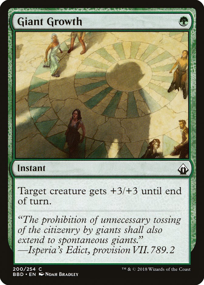 Magic | Giant Growth [Battlebond] | The Nerd Merchant