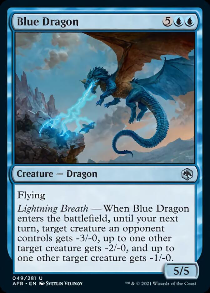 Magic | Blue Dragon [Dungeons & Dragons: Adventures in the Forgotten Realms] | The Nerd Merchant