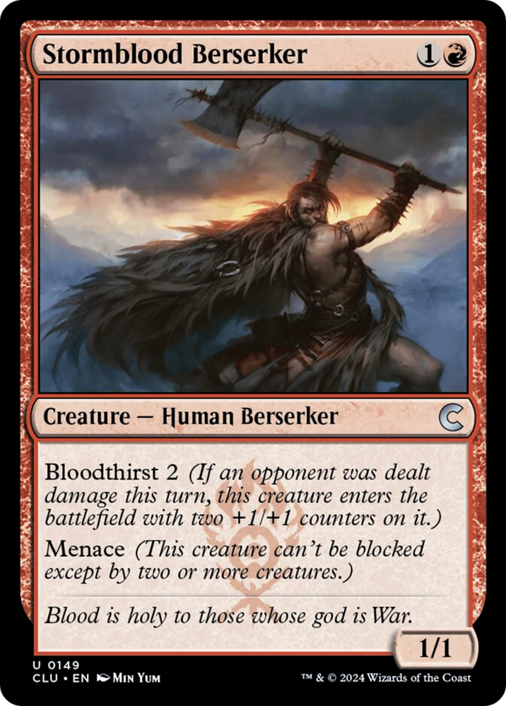 Magic | Stormblood Berserker [Ravnica: Clue Edition] | The Nerd Merchant