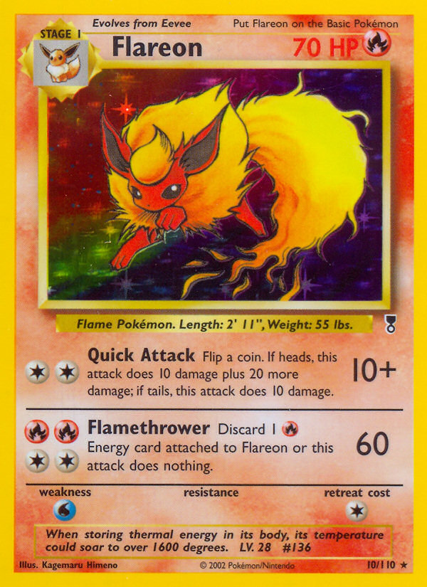 Pokemon | Flareon (10/110) [Legendary Collection] | The Nerd Merchant