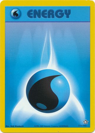 Pokemon | Water Energy (111/111) [Neo Genesis Unlimited] | The Nerd Merchant