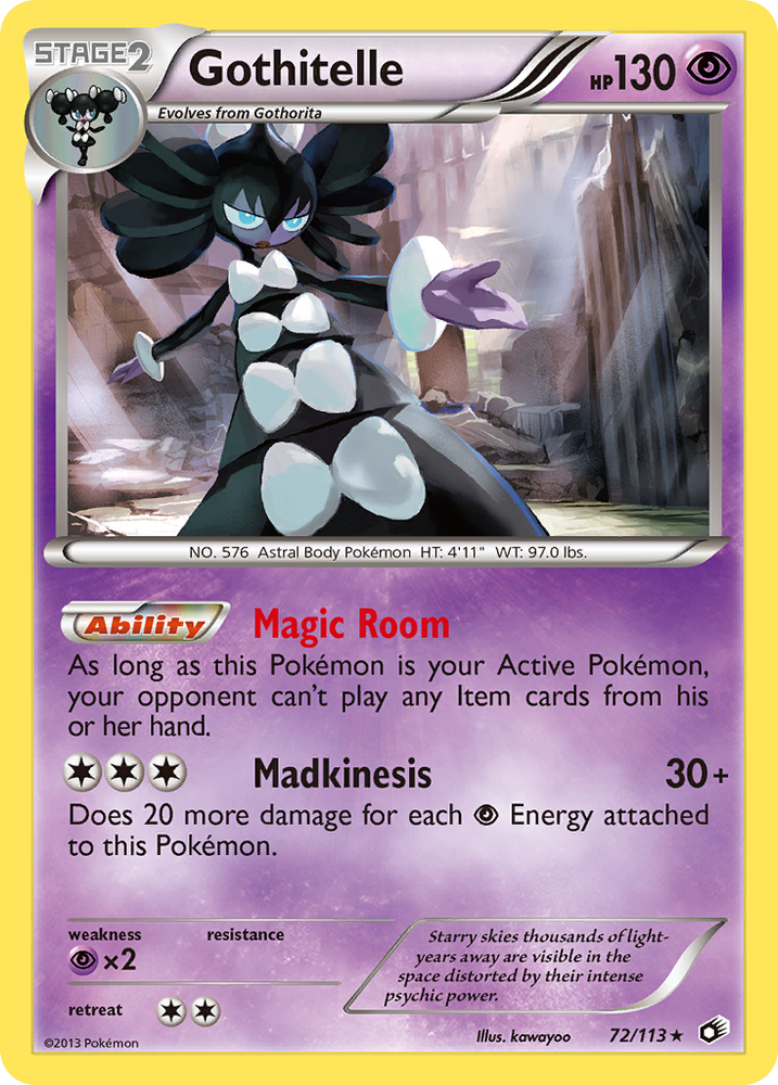 Pokemon | Gothitelle (72/113) [Black & White: Legendary Treasures] | The Nerd Merchant